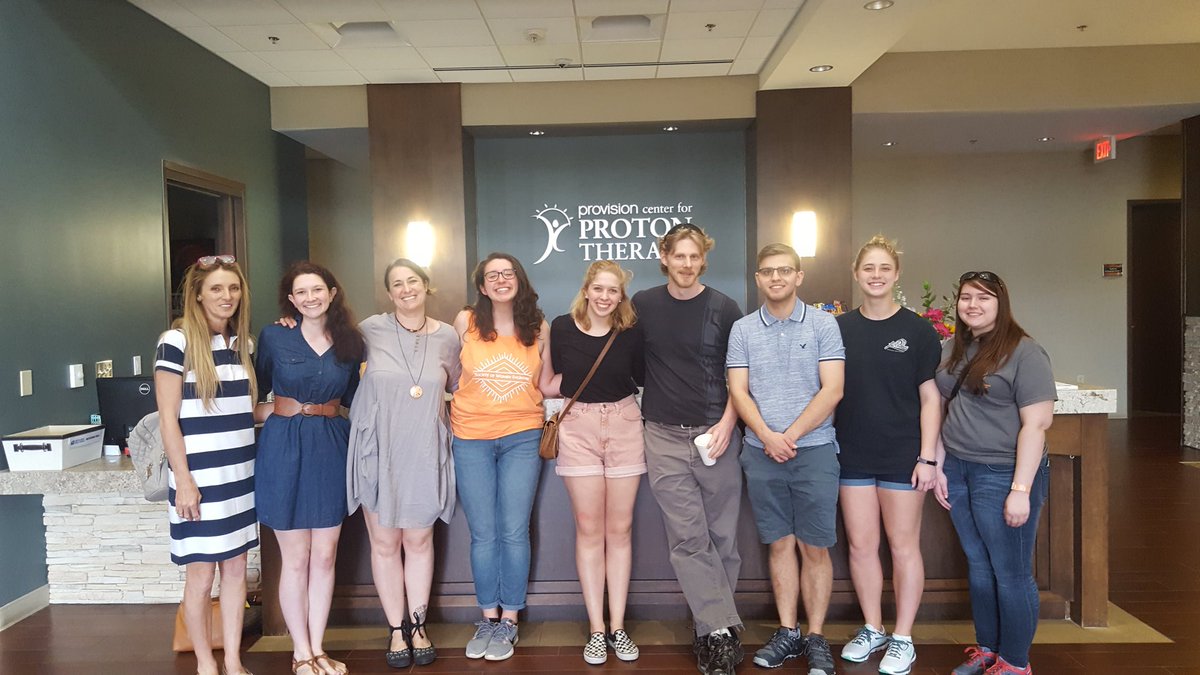 UTKWIN's tweet image. Great tour today at Provision Health Care. We loved learning about proton therapy and careers in medical physics.