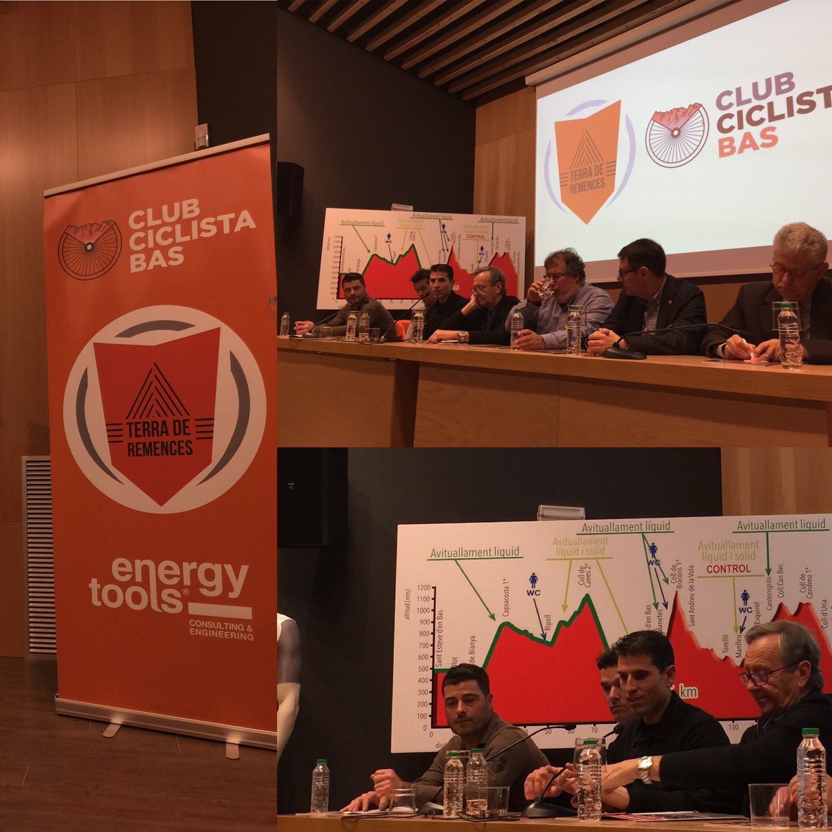 Energy_Tools's tweet photo. Assistim a la presentació Oficial de la XXI @terraderemences, organitzada pel #CCBAS i gràcies a l’ajuda de més de 1.000 voluntaris. @VoltaCatalunya @Ciclismoafondo_ @ajuntamentbas https://t.co/jcNtMlxEHP