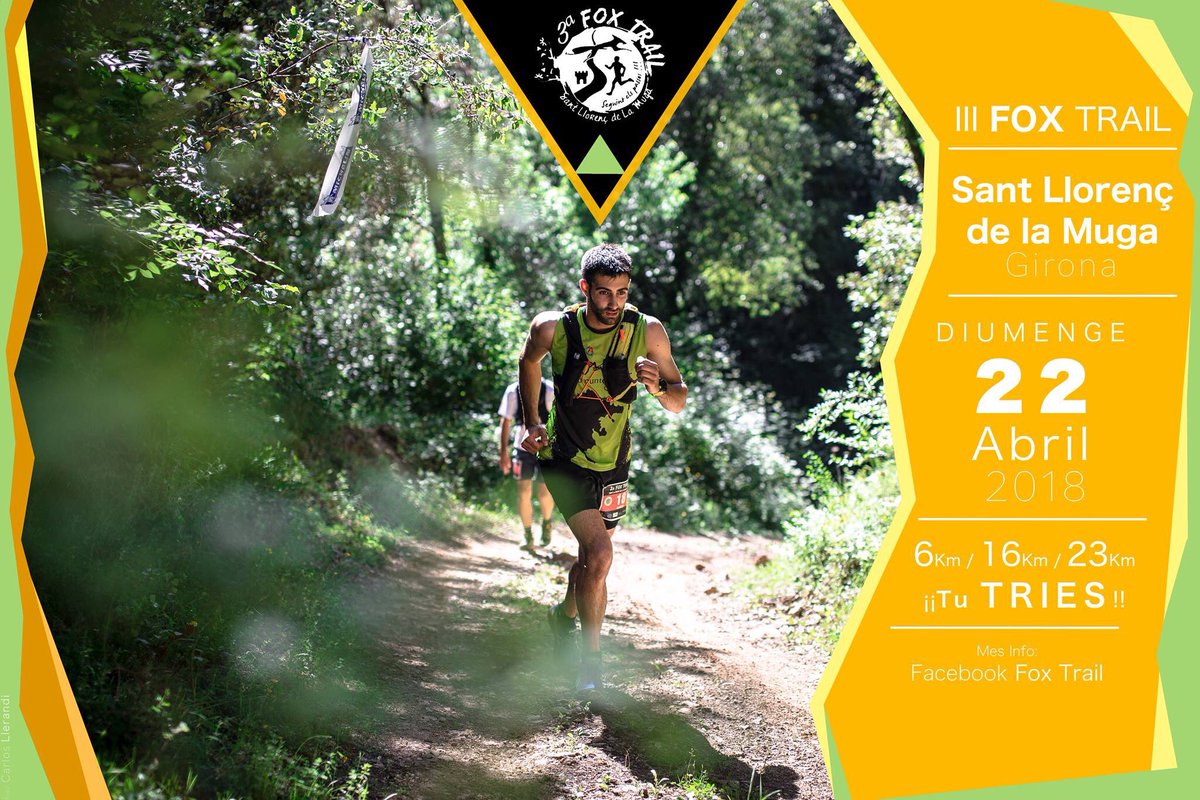 CursesRunning's tweet image. III Fox Trail
📍Sant Llorenç de la Muga (Girona) 🏃‍♂️6k + 16k + 23 k
🗓 22 d’abril
⏰ 9 h.
@emporda_info 
#run #running #cursa #mitja #trail #trailrunning #trailrun #santllorenç #foxtrail #santllorençdelamuga #emporda #altemporda #race #cursa #cursesrunning #sport #esport