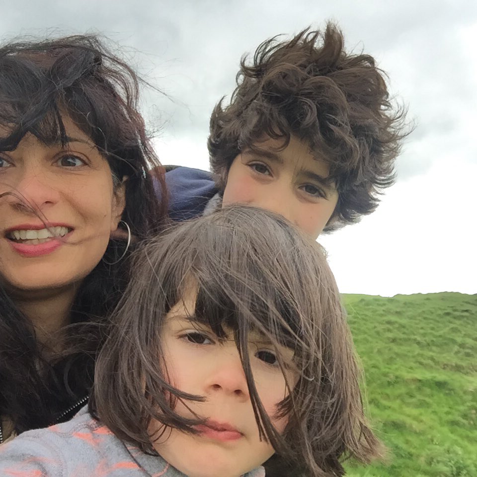 ShappiKhorsandi's tweet image. Me with my ‘half-English’ kids. Rivers of blood? No babe, just love. #EnochPowell @BBCRadio4