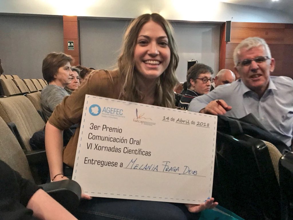 Sergas_Ourense's tweet photo. Novo premio para a #Enfermería de #Atención Primaria de Ourense #AGEFEC2018 polo proxecto de intervención comunitaria do Centro de Saúde A Cuña. Parabéns!!! https://t.co/TNxbFUSnnn