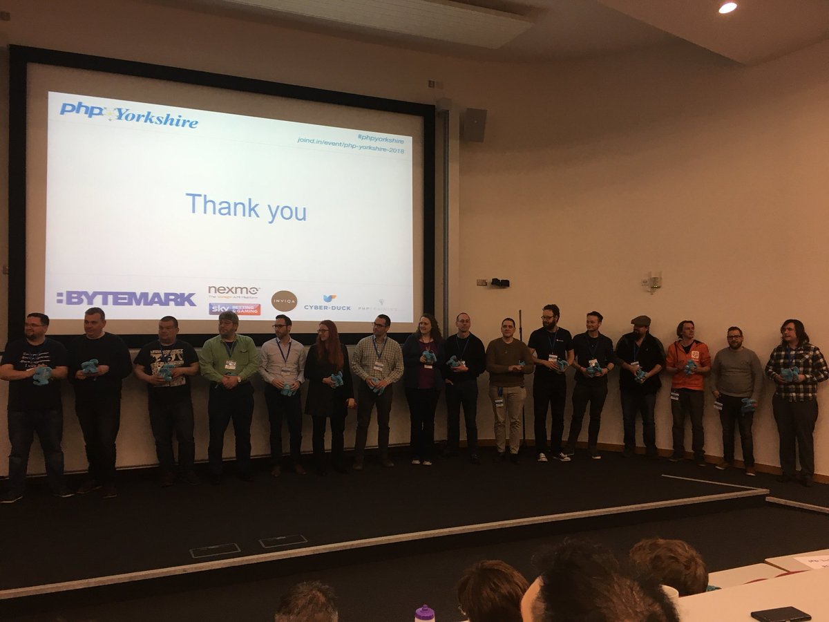 kasiazien's tweet image. Thank you to all the speakers this year 👏🏻👏🏻👏🏻 #phpyorkshire
