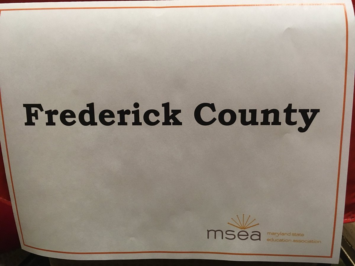 FCPS_FASSE's tweet image. Representing at @MSEAeducators #SpringRA for #FrederickMD