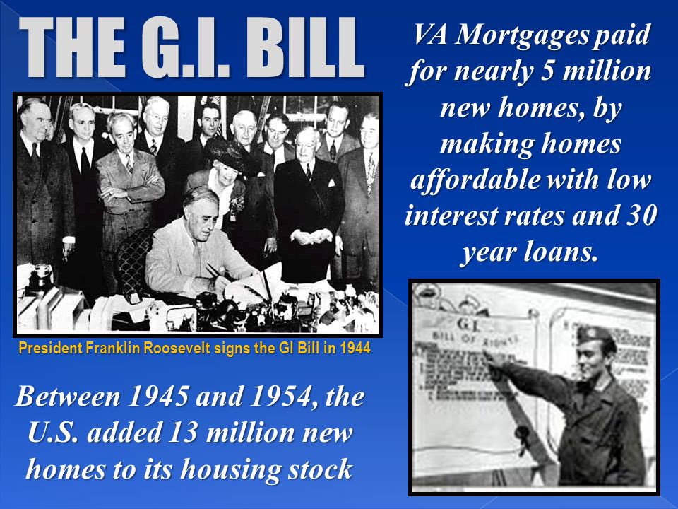 On June 22, 1944, President Franklin D. Roosevelt signed the Servicemen's Readjustment Act, better known as the G.I. Bill, in order to help soldiers secure stability as they returned to civilian life.  #DemHistory  #WhyIVoteDemocrat  #GIBill