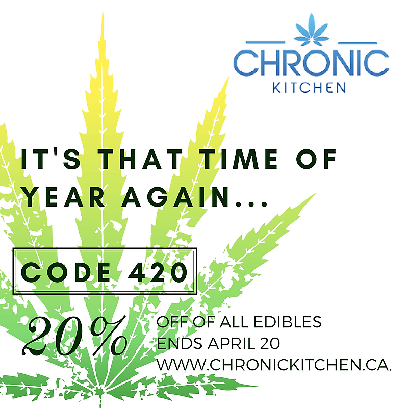 Chronic_Kitchen's tweet image. Let's Celebrate!! Save 20% off all edibles!! Tag someone you know who loves edibles as much as you do :) #CannabisCommunity
