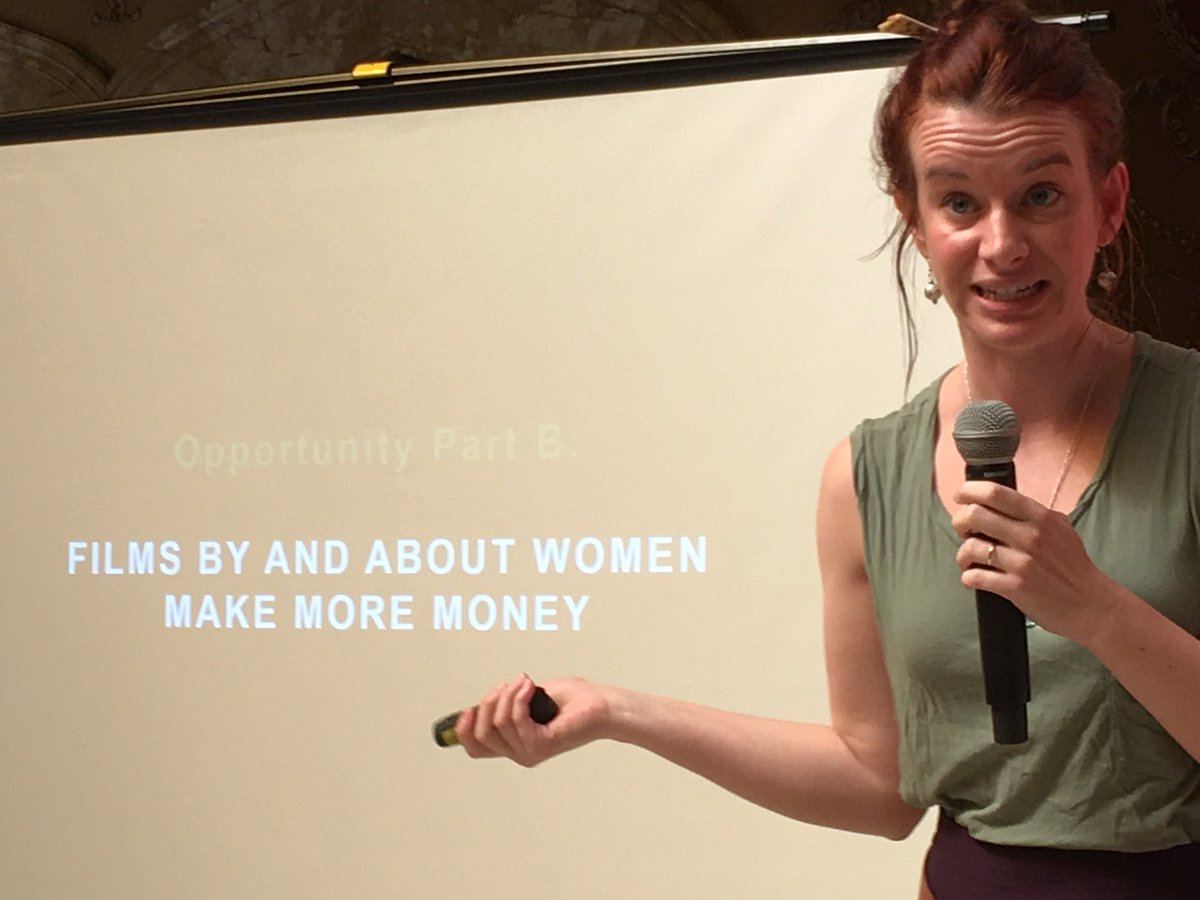 #50womenCan #GenderParity <a href="/takeleadwomen/">Take The Lead Women</a> Guess what?!  Films made by women and about women make 37cents more on every production dollar you spend If there is a few male lead they make 23cents more! Stop gaslighting us, Hollywood!