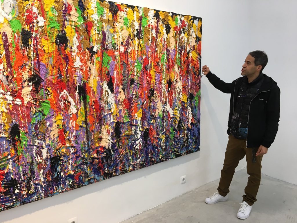 PContemporain's tweet image. Vernissage de l’exposition de #JonOne à la galerie @rabouanmoussion !
#venissage #maintenant #artcontemporain