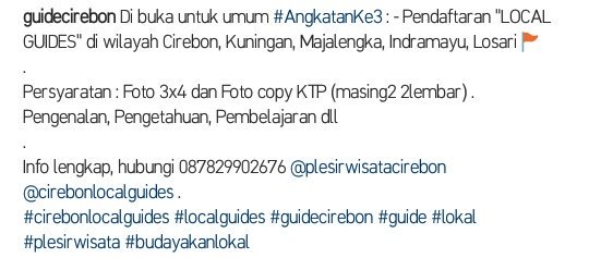 #localguides #guidecirebon #plesirwisata #cirebonlocalguides