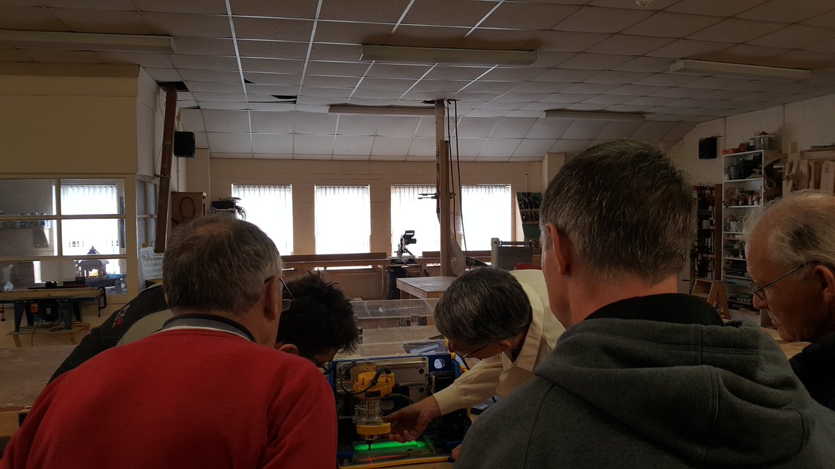 Big thanks to <a href="/stevempotter/">Steve M. Potter</a> for running an excellent CNC workshop for us today! Loads of fun