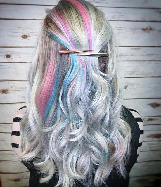 glitterspoons's tweet photo. I  L O V E this!!💖 #Repost @pulpriothair on IG
・・・
@stevi.courageandhair from IG is the artist... Pulp Riot is the paint.

#hairinspiration https://t.co/GcyByPMjMT