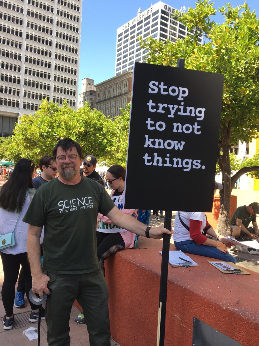 at #MarchForSciencela