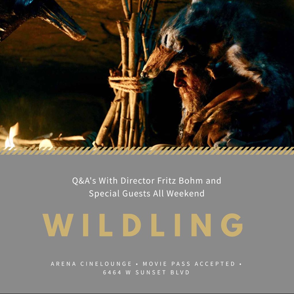 <a href="/IFCMidnight/">IFC Midnight</a>'s dark fairytale <a href="/WildlingFilm/">WILDLING</a> is screening with #ArenaCinelounge 🐺 Join director #FritzBohm and special guests for Q&amp;A's and introductions ALL WEEKEND! Starring #BelPowley <a href="/LivTyler/">Liv Tyler</a> and #BradDourif <a href="/MoviePass/">MoviePass</a> accepted &amp; tix here: arenascreen.com/event/wildling #IndieFilm