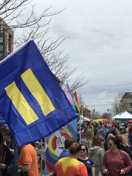 HRC in Columbus, Indiana Pride