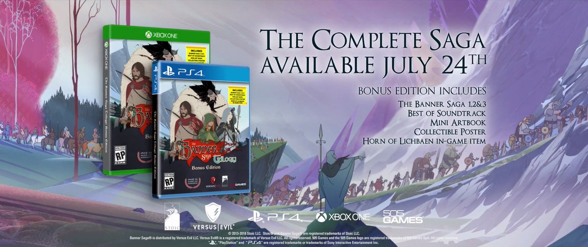 Collect A Box On Twitter Banner Saga Trilogy Bonus Edition