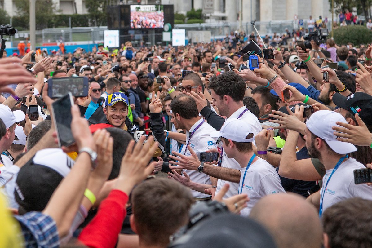 Congratulations <a href="/Andre_Lotterer/">Andre Lotterer</a> and GRAZIE Roma! 🇮🇹 

#ABBFormulaE #RomeEprix #TECHEETAH #PowerFocusBalance