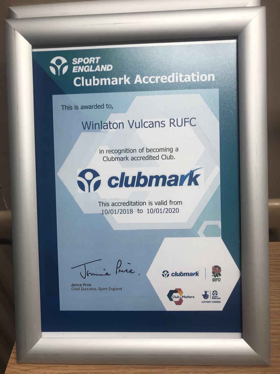 Great day for the club being recognised as an  RFU and Clubmark Accredited Club @lDurhamRFU <a href="/EnglandRugby/">England Rugby</a> <a href="/Sport_England/">Sport England</a>