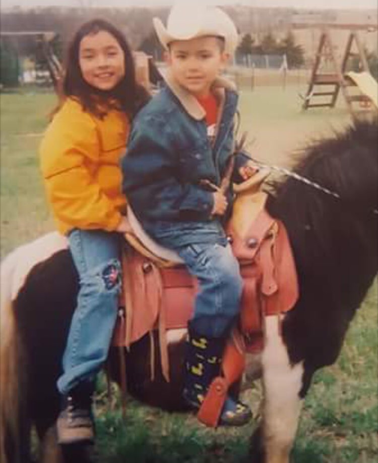 Happy 16th birthday to this cowboy!!!  (also peep a young anahi) 