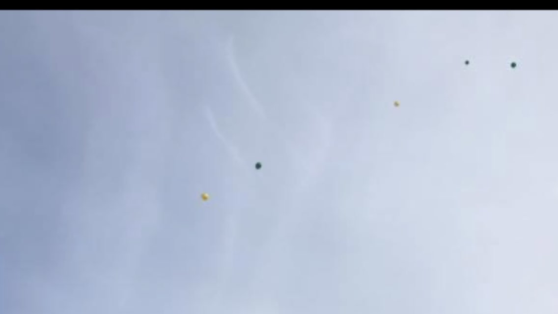 hockeymombc's tweet photo. @theSJHL @HumboldtBroncos My son wanted me to send you this photo.  It was taken at the Vigil in Kelowna, BC. as they released 16 balloons into the sky.  He said the Broncos were sending a message that the rest of the boys will be ok. 🙏🏒❤️16. https://t.co/DE54udALtv