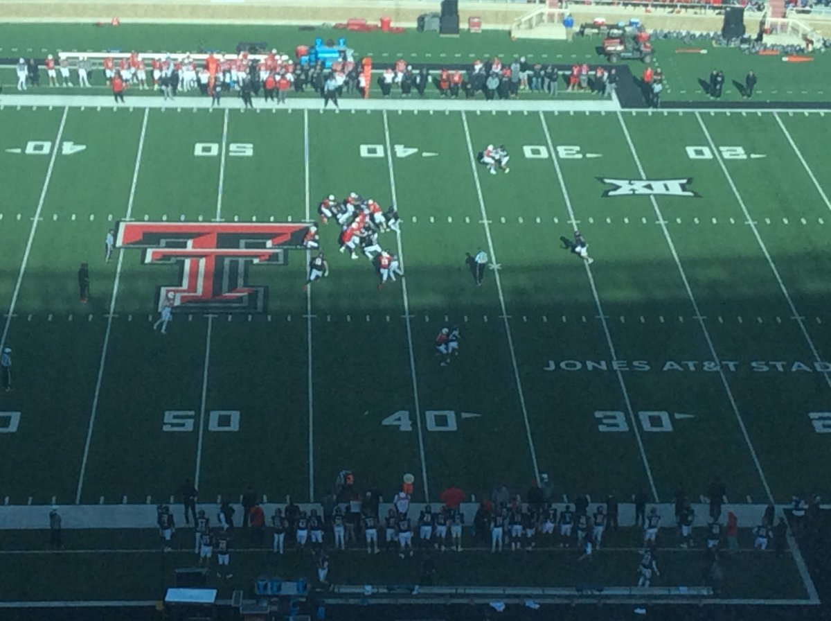 RockinPregame's tweet photo. Red Raiders Defense up 9-0 with a forced turnover, sack and 3 and out.
#TexasTechSpringGame #TexasTechFB https://t.co/fVe0wyCJz5