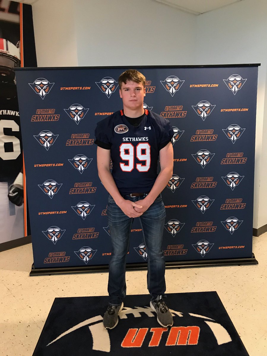 KadePerry52's tweet photo. Had a great time @UTM_FOOTBALL Junior Day. Huge thanks to @CoachTPartridge for the invite. #UTM https://t.co/oQZgoAxA2I
