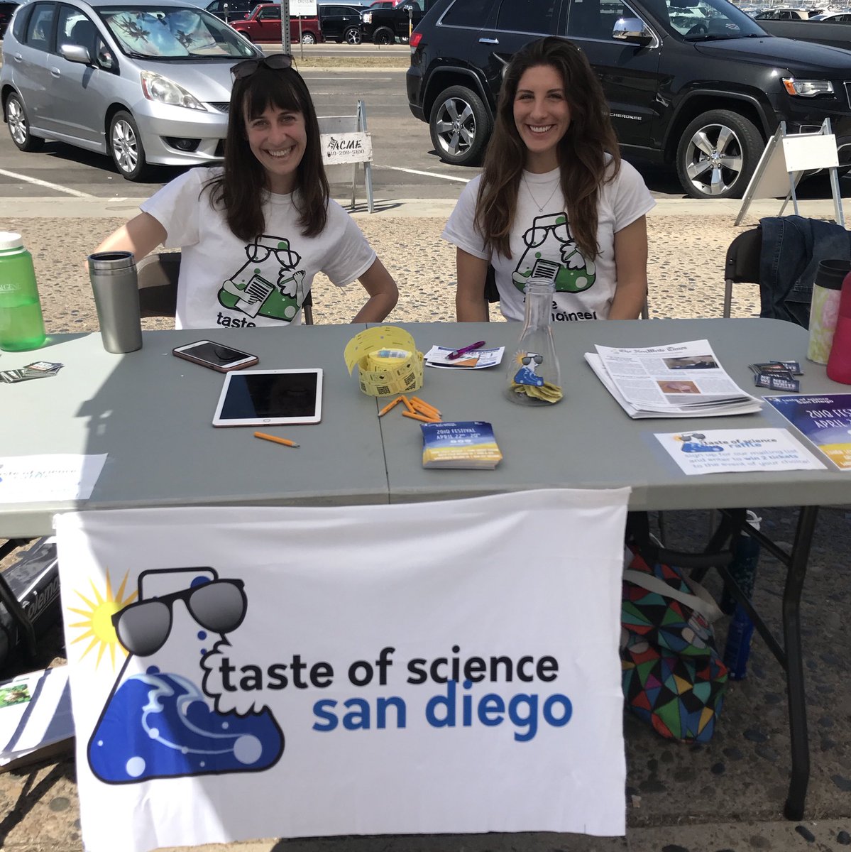 barbara_spencer's tweet photo. Stop by our booth at the #ScienceMarchSD for a chance to win 2 tickets to the #tasteofsciSD event of your choice! #MarchForScience #tasteofsci https://t.co/bUpAxkQnpP