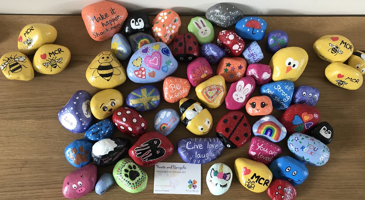 Let us know if you see any of our painted rocks #tamesiderocks #pebbleart