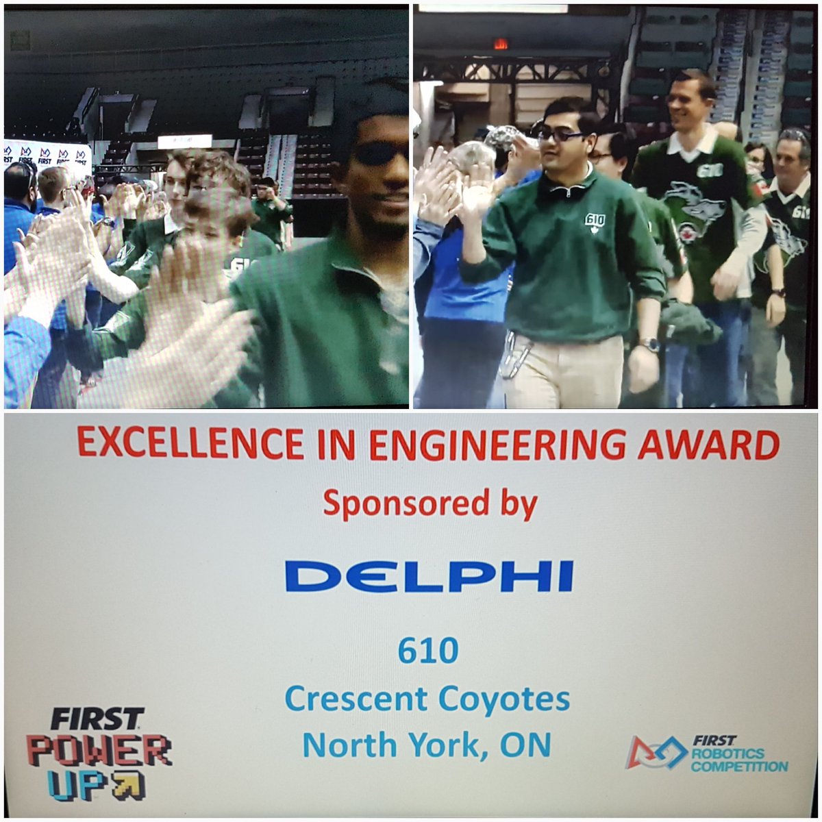 TazyInTO's tweet photo. @Crescent_School @CANFIRST Congrats Team610 for bringing home yet another engineering award #omgrobots https://t.co/CqF55XjabR