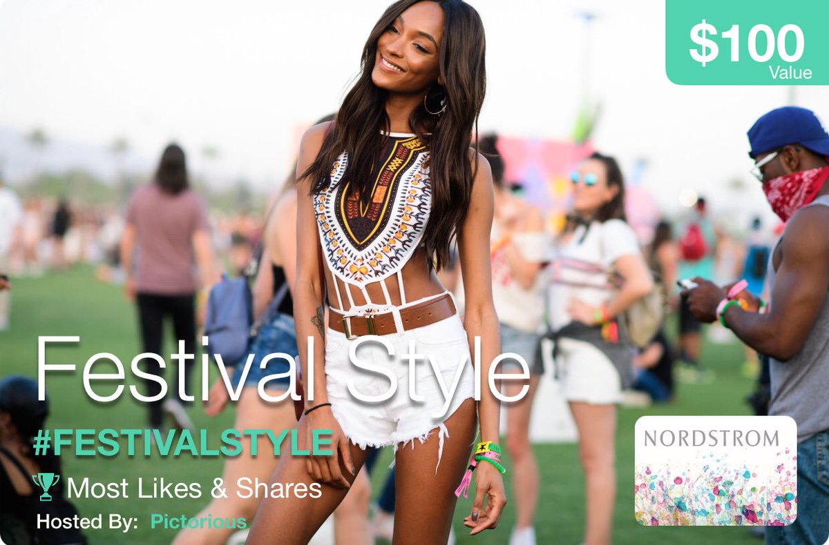 Pictorious's tweet photo. Show us what you’re wearing this #festival season for your chance to win a $100 Nordstrom gift card! https://t.co/WOb31aA9gl