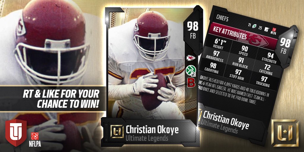 Double Legend Giveaway!
#UltimateLegends #MUTSeason