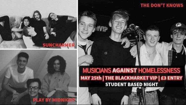 Hastings announcing #RoyalBeddingDay honeymoon student night at @BlackmarketVIP! Top line up @suncharmerband @the_dont_knows and Play By Midnight. 25th May.  More info:facebook.com/events/1686604…