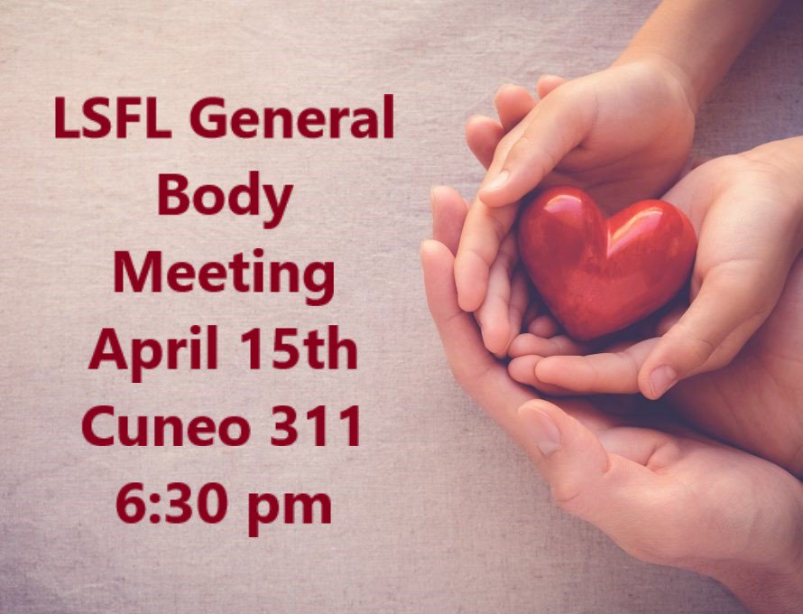 LSFLChicago's tweet photo. Join LSFL for our next general body meeting. This time, we will be doing activism on campus, by practicing Dialogue with Dignity. Also, we will be talking about exciting changes coming next semester! https://t.co/h54xjZ9YXJ