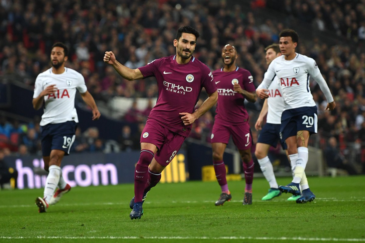 SkySportsPL's tweet photo. Half-time!

A strike from  ̶H̶a̶r̶r̶y̶ ̶K̶a̶n̶e̶ Christian Eriksen just before the break means it's Tottenham 1-2 Manchester City after 45 minutes. 👀

Reaction and analysis on Sky Sports Premier League now! https://t.co/usElxU5OaT