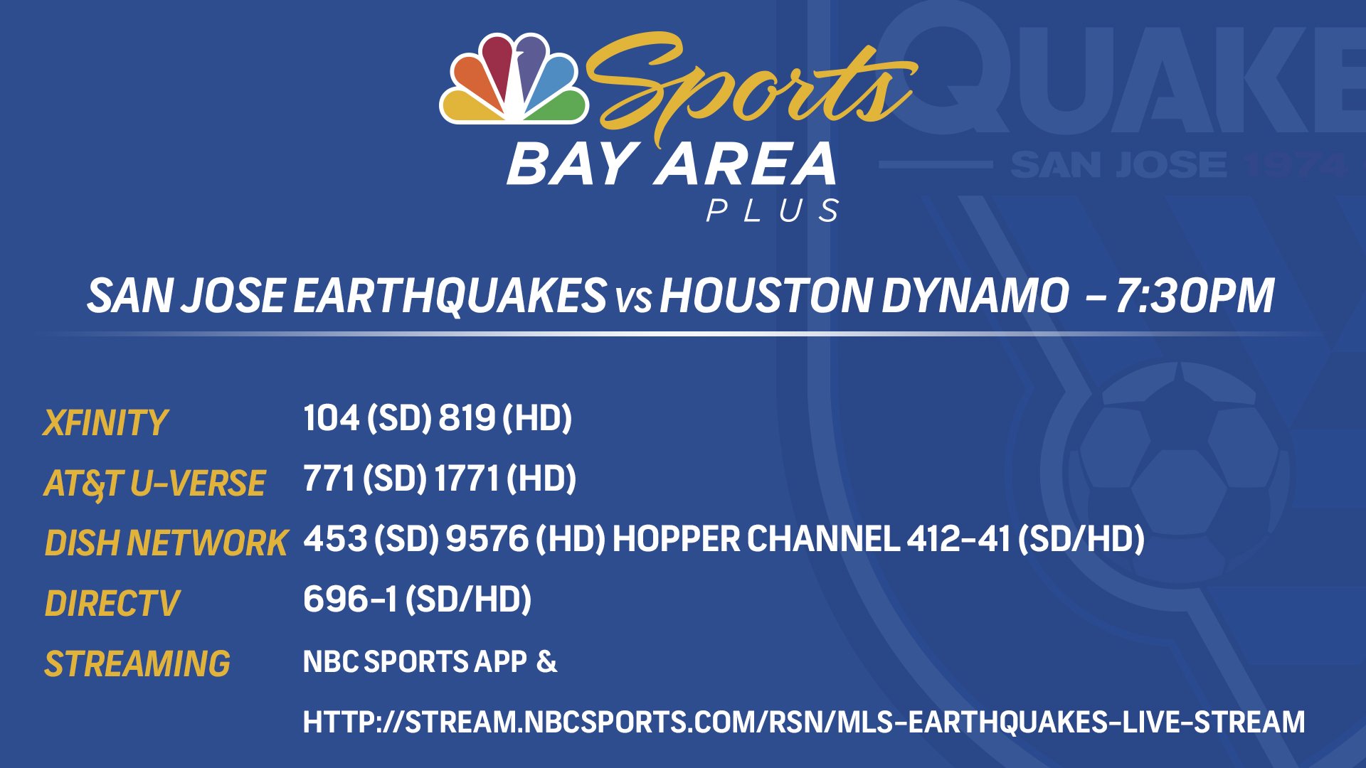 San Jose Earthquakes on X