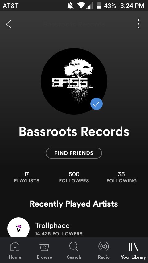 Bassrootsrecord's tweet photo. We hit 500 followers on Spotify! Who is ready for these new releases? https://t.co/bCBbAdMbsP