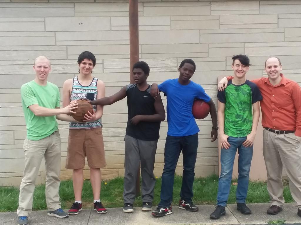 Played basketball with some of our teens this afternoon from the church. Dan was able to lead one of them to the Lord! God is so good!