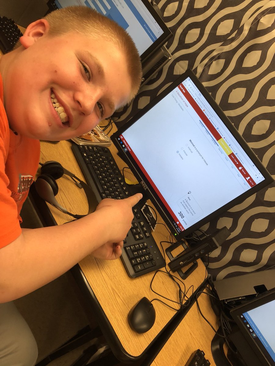 “Hey Mrs. Small, take my picture and see who can beat this vocabulary score.” #bsms #bermpride #learningisfun