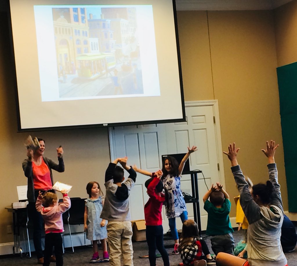 PossumTrotKC's tweet photo. Fun presenting storytime this morning at @MCPLMO Smithville- a lively group of toddlers!#NationalLibraryWeek2018 https://t.co/MvB334Rugq