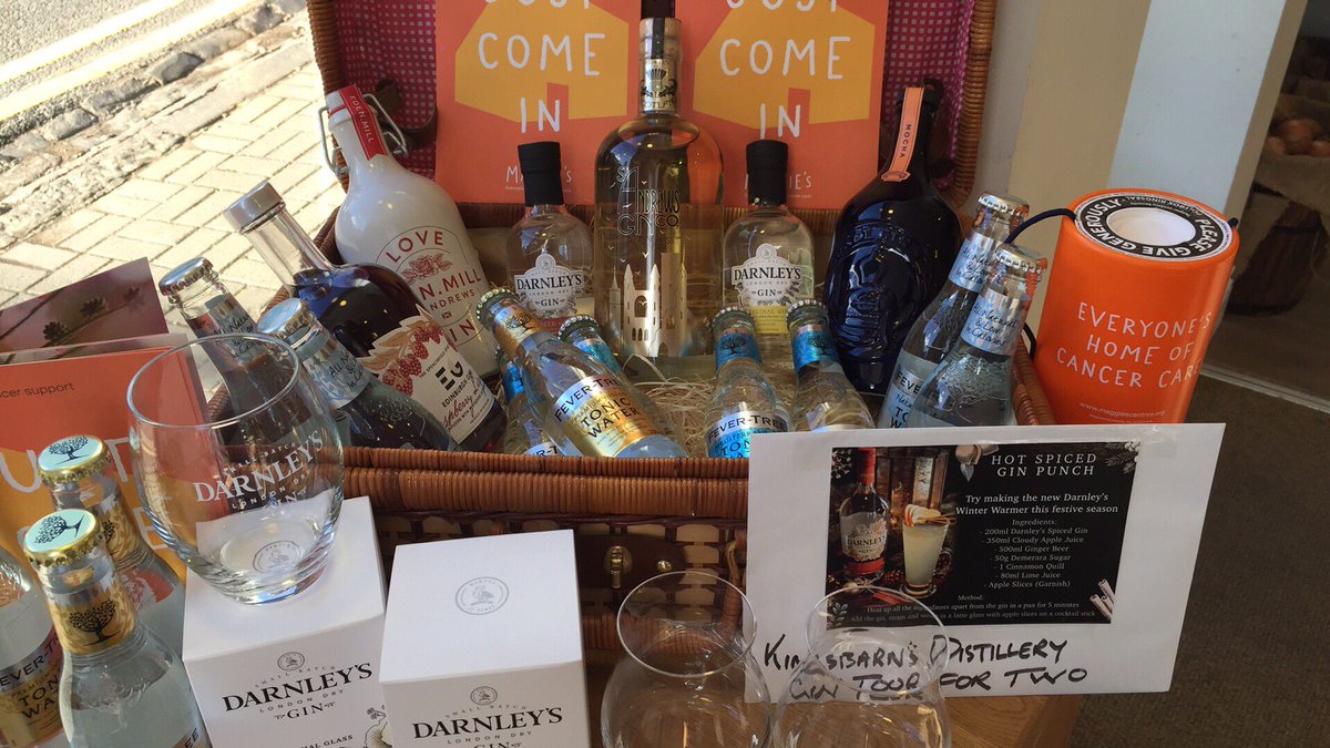 Well done to Caroline Hutchon for winning the gin hamper and a big thanks to St Andrews Gin Co , Kingsbarns Distillery, Inverarity Morton for there contributions. Couple of donations still to come in and I'll post the total for Maggies