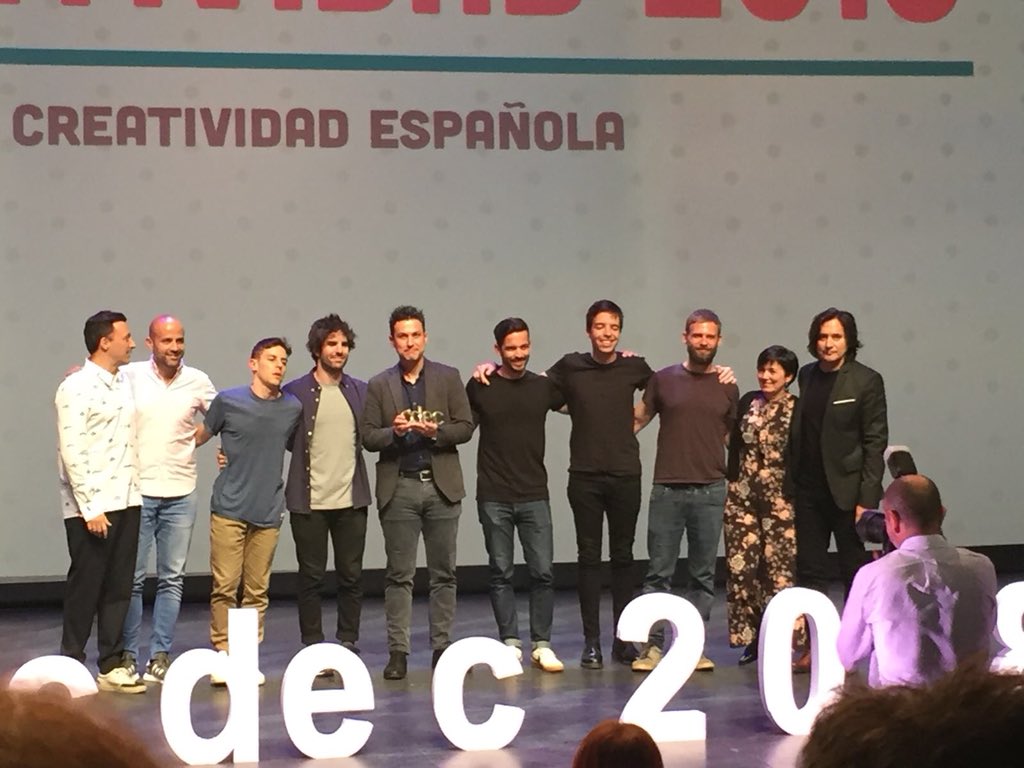 APCineyPubli's tweet photo. ¡Enhorabuena a #only925 por su Oro en Ejecución Audiovisual y por ganar el Gran Premio en este #cdec2018 ! 🎉👏🏼 https://t.co/a4rvPpuxGa