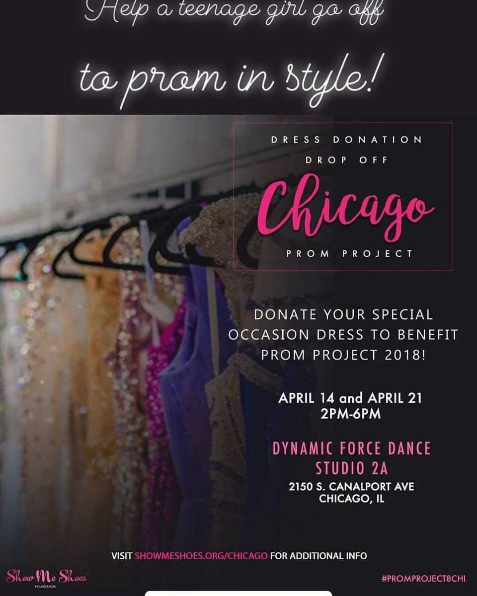 TODAY til 6 and next Saturday 2 to 6! #prom #dress #promdress #dressdonations #teens #highschoolers #Chicago