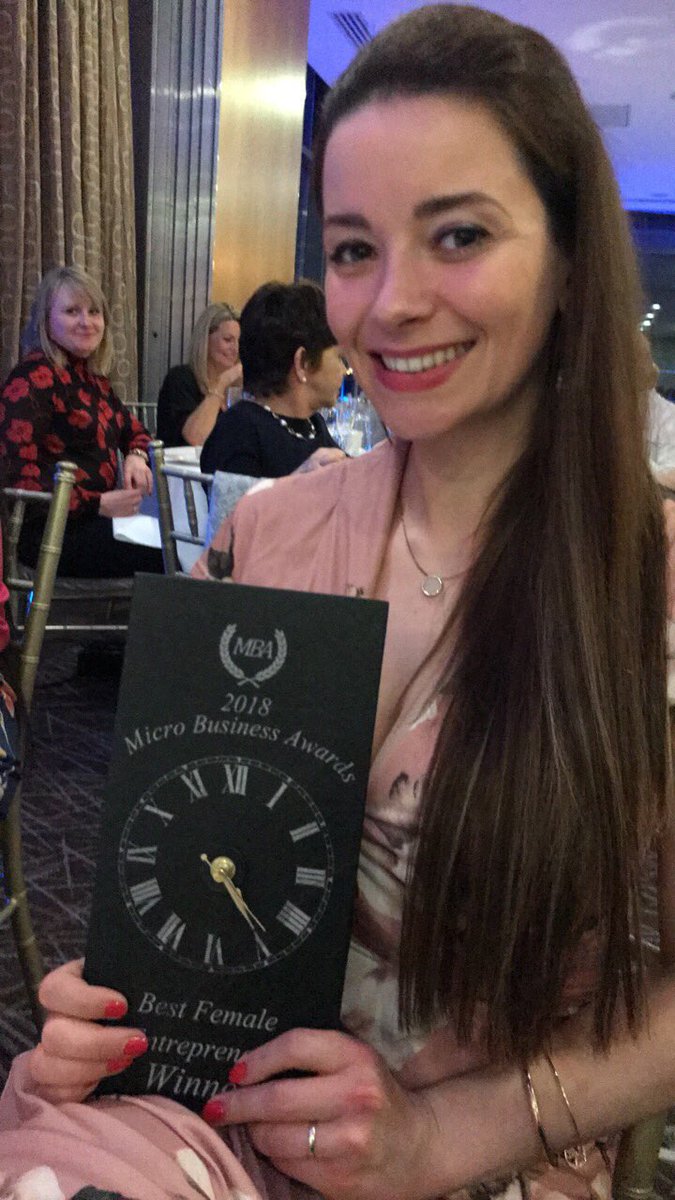 ZiplinesIreland's tweet photo. Delighted to have won the first award of the night โBest Female Entrepreneurโ ๐ Congrats to all of the finalists and award winners โค๏ธ #MicroAwards2018 https://t.co/g74QpaBvdD