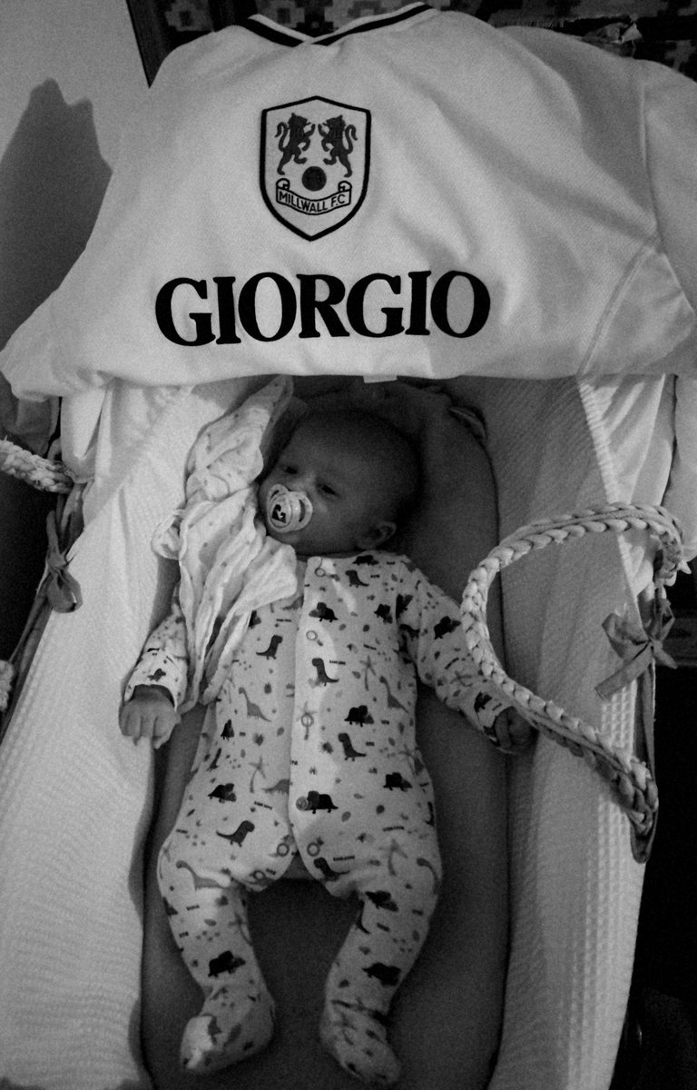Still hasn't seen millwall lose in the league!! Born 13/01/18 miiiiiii💙🦁👶 #17unbeaten <a href="/MillwallFC/">Millwall FC</a>  <a href="/tooshs1988/">Toosh S</a>  #Millwall  #MillwallFC  #luckycharm