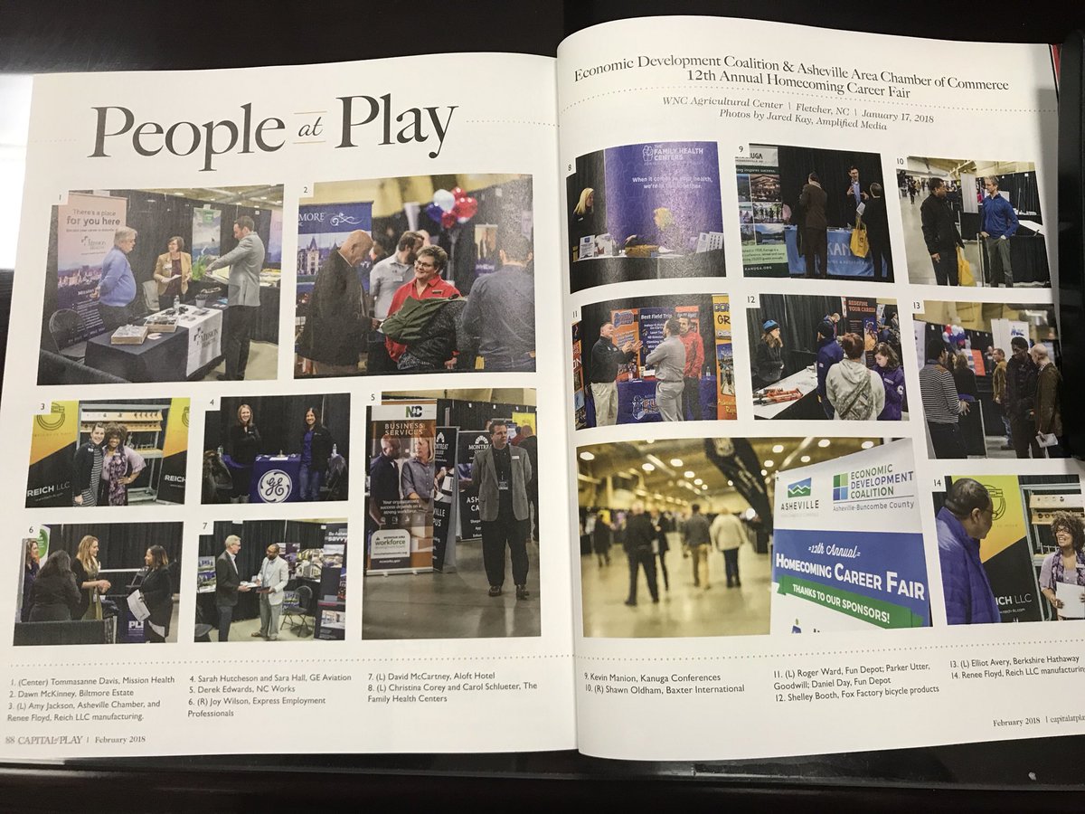 Western Prosperity Zone NCWorks Career Pathway Facilitator Derrick Edwards <a href="/AVLChamber/">Asheville Chamber</a> Homecoming Career Fair in Jan <a href="/CapitalAtPlay/">Capital At Play</a> <a href="/ncwccp/">nccertifiedpathways</a>