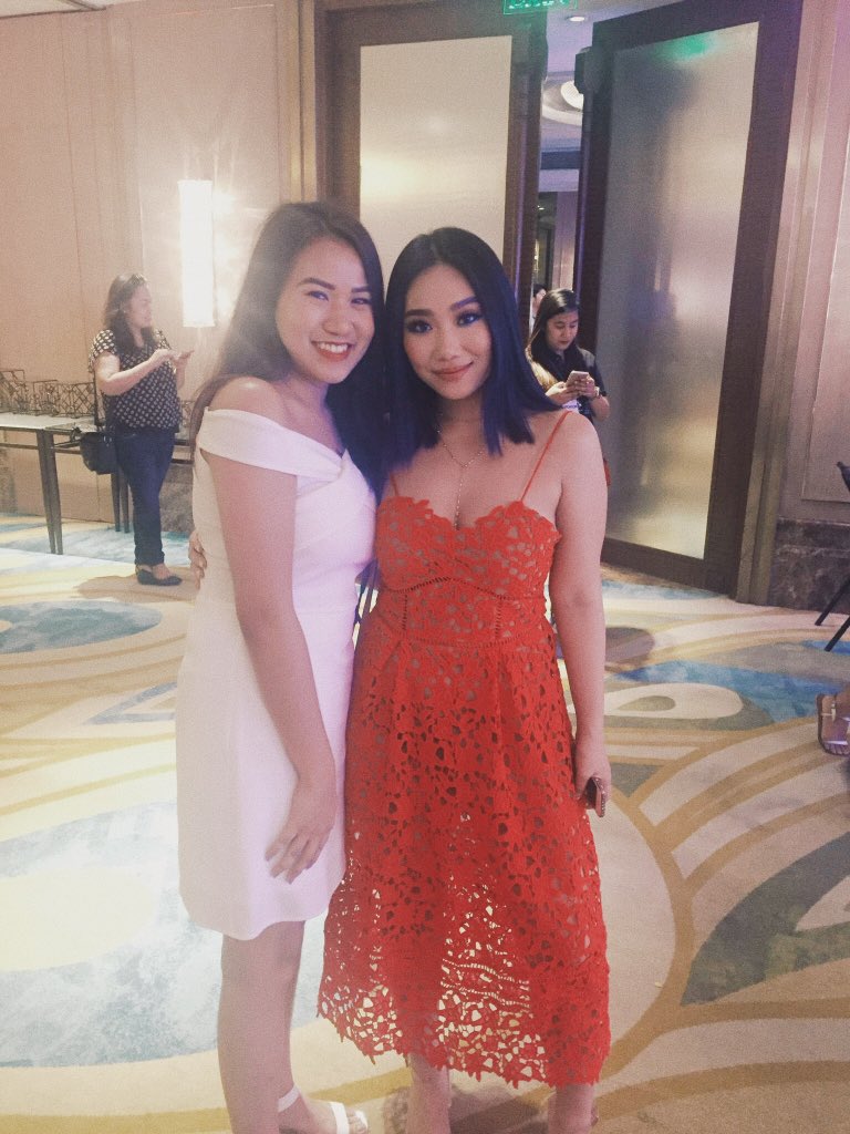 romainejirell's tweet photo. Congratulations luv for winning the Nuffnang’s Breakout Creator of the year!!! 🎉💋 It’s my first time seeing you in person 😍😭😭 I feel like crying because you really inspire me. You deserve it!! I love you ate @raizacontawi ❤️😘😘 #Blogopolis2018 https://t.co/HXOUIWe82V