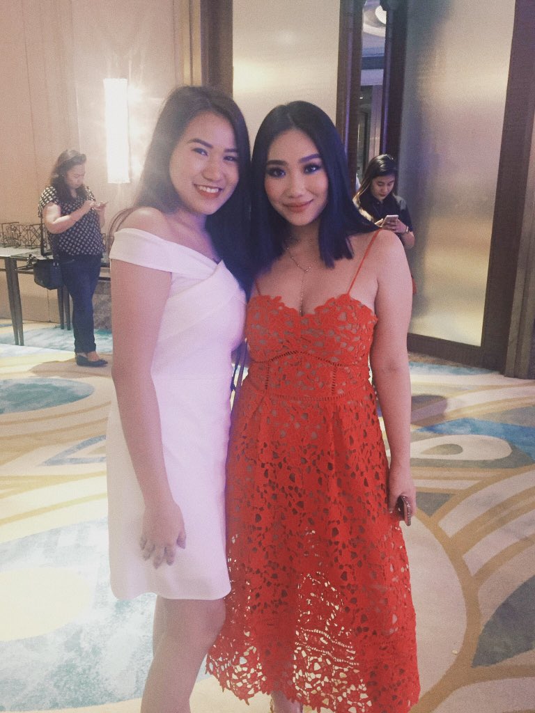 romainejirell's tweet photo. Congratulations luv for winning the Nuffnang’s Breakout Creator of the year!!! 🎉💋 It’s my first time seeing you in person 😍😭😭 I feel like crying because you really inspire me. You deserve it!! I love you ate @raizacontawi ❤️😘😘 #Blogopolis2018 https://t.co/HXOUIWe82V