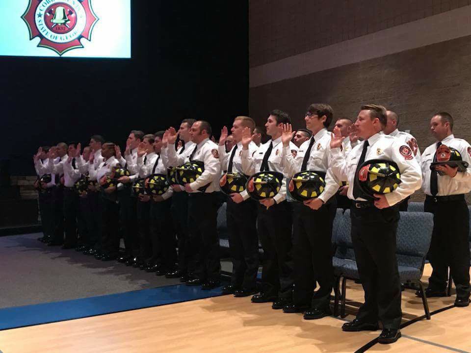 CobbFireTrngDiv's tweet photo. Congratulations to @cobbcountyfire Recruit classes 47&amp;50 on finishing their Recruit training. 32 new probationary Firefighters will be serving the citizens of Cobb Co.#jobbcounty https://t.co/rVykEn7TTm