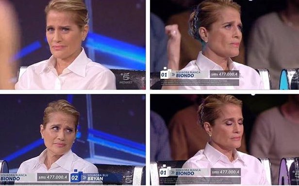 _Manuela_94's tweet photo. Più che Heather Parisi sembra Heather “Paresi”con ste facce  #Amici17 https://t.co/GMeIpIY14J