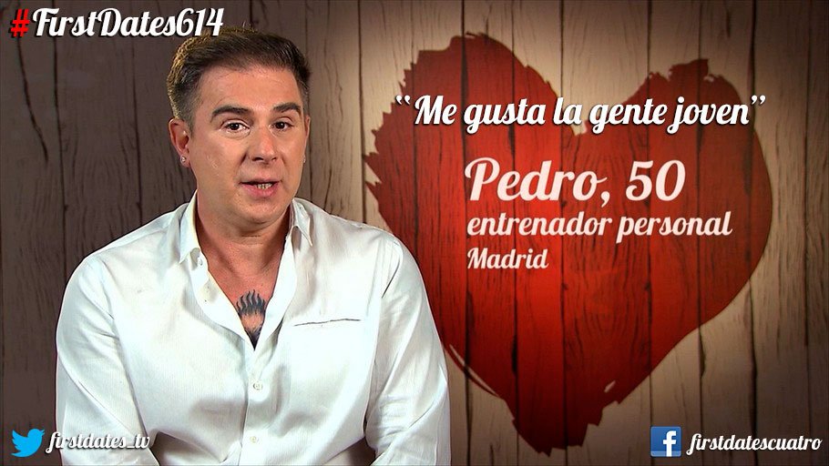 firstdates_tv's tweet photo. 40 años... en 2008, claro 😏 #FirstDates614 https://t.co/oBXhZp5oG4 https://t.co/NSguwVEjhW