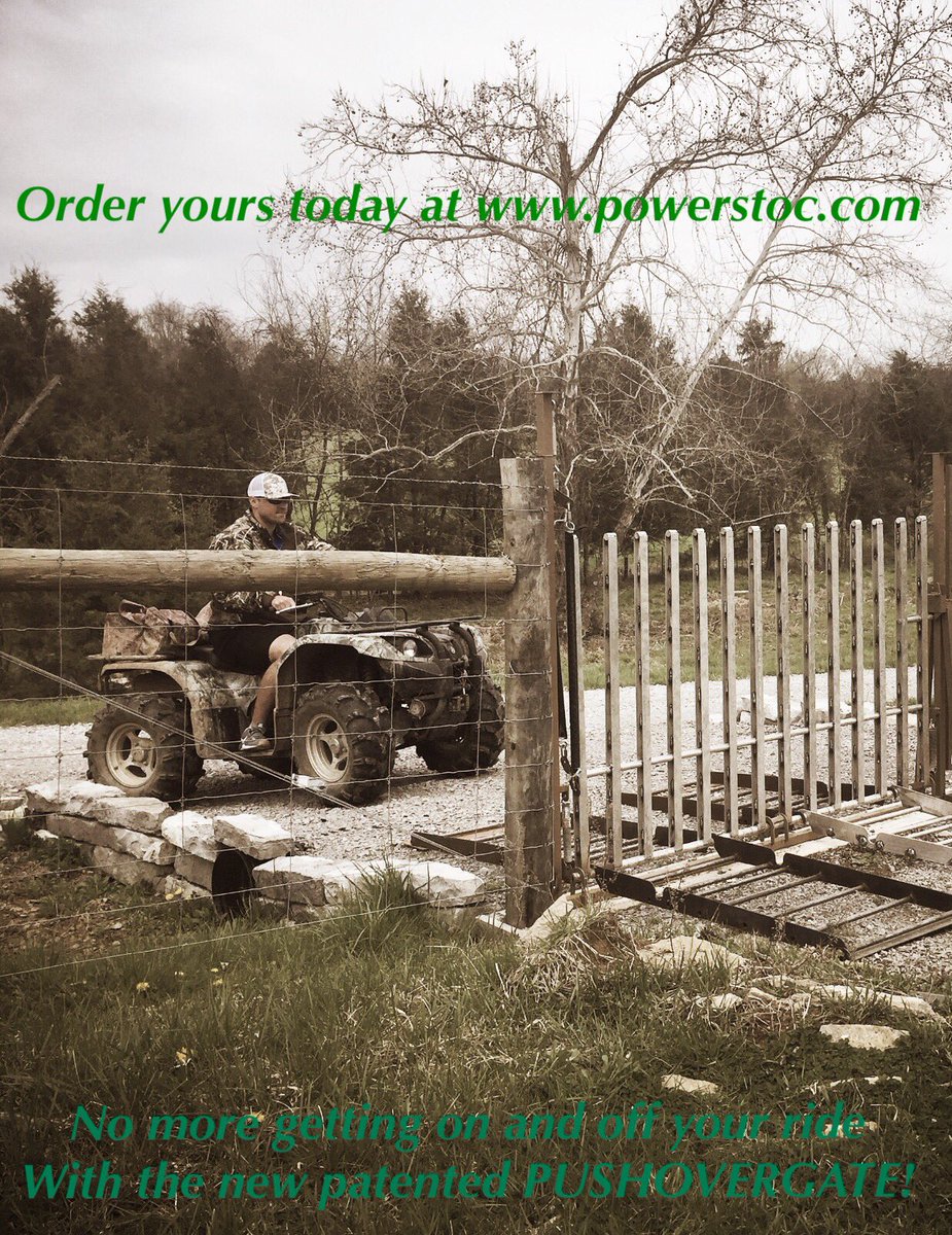 Check out this new patented gate! 2 different versions! Available for purchase at powerstoc.com