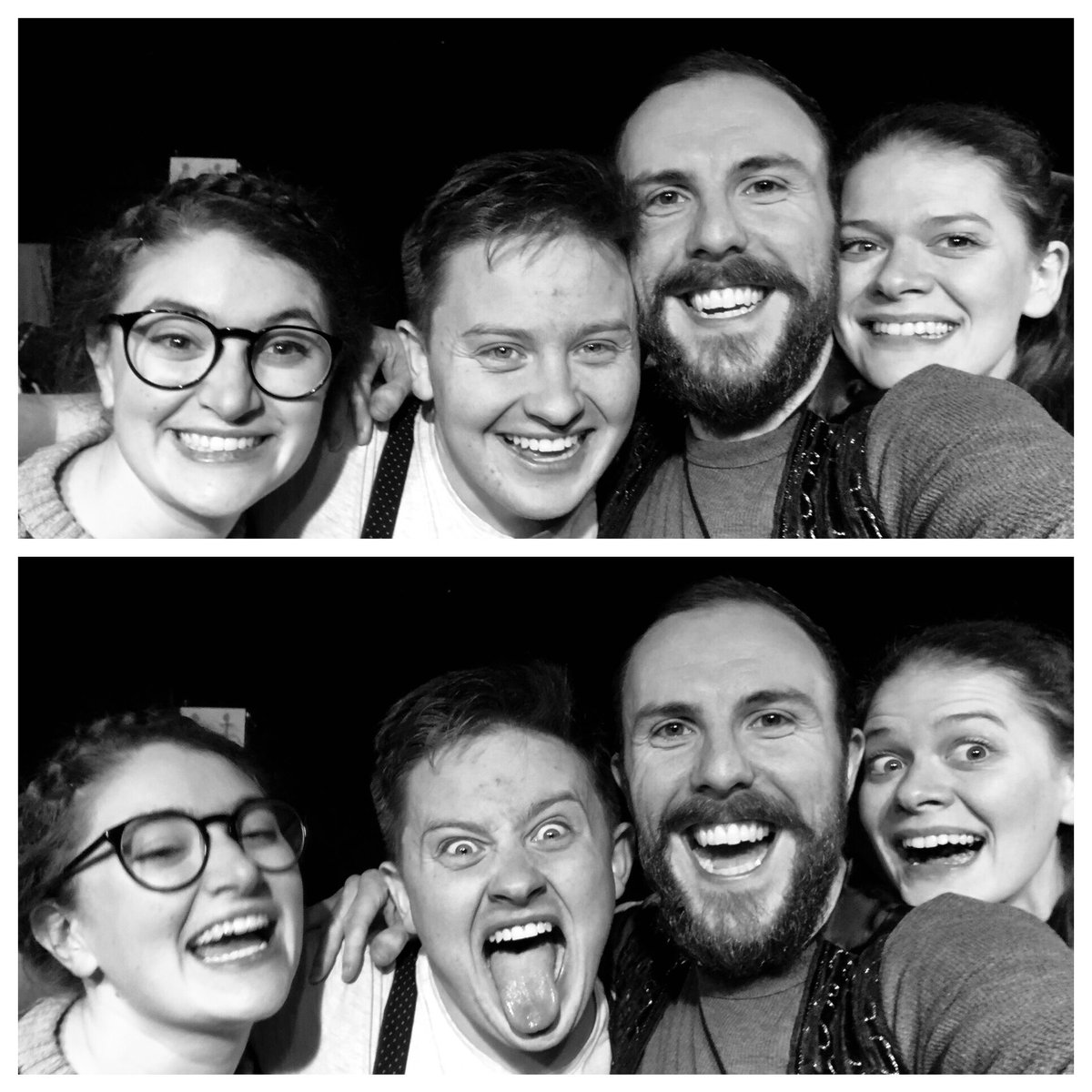 The team. The dream. 
 
3 nights....@kingssalford 

4 more nights....@53two 

Manchester. You were an absolute pleasure. 

Thankyou. Thankyou. Thankyou. 

#TheWaitIsOver 
#WaitingForWaitingForGodot 
#Manchester #theatre 
#ManchesterTheatre 
#FringeTheatre